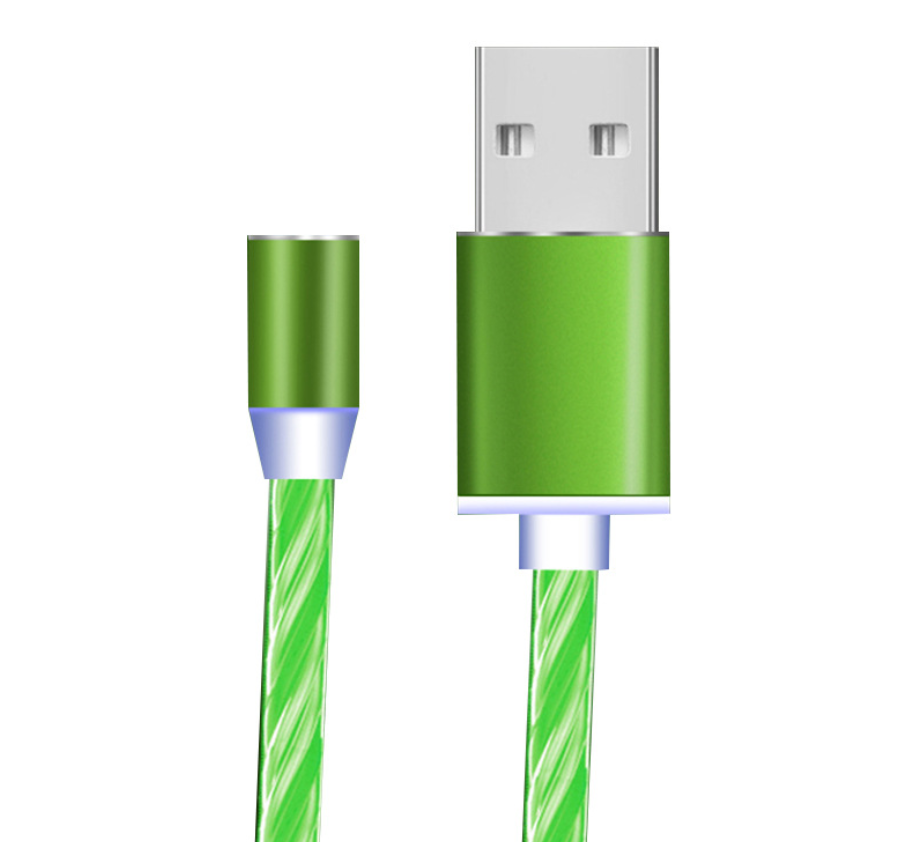 Magnetic Streaming Data Cable for iPhone and Android - Fast Charging, One-Handed Operation, and Dust Protection