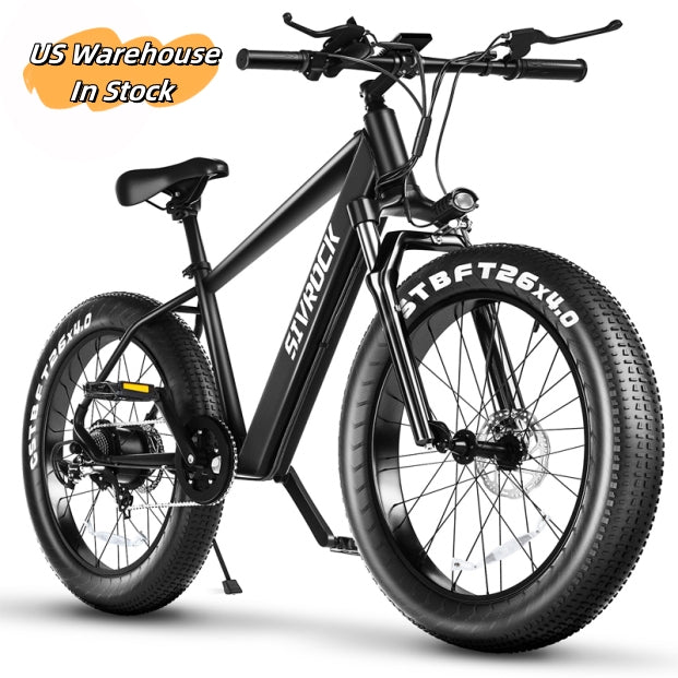 Unleash Adventure with the Professional 1000W Electric Mountain Bike - 26" Fat Tire Ebike for Trail Riding, Commuting, and Excursions
