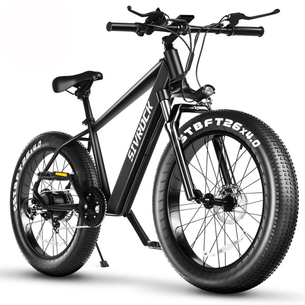 Unleash Adventure with the Professional 1000W Electric Mountain Bike - 26" Fat Tire Ebike for Trail Riding, Commuting, and Excursions