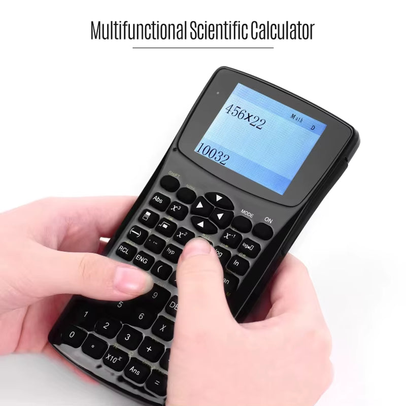 2.4 Inch Display Screen Smart Scientific Calculator with Anti-Peeping Feature Supports Sound Recording Radio Music Video Playing