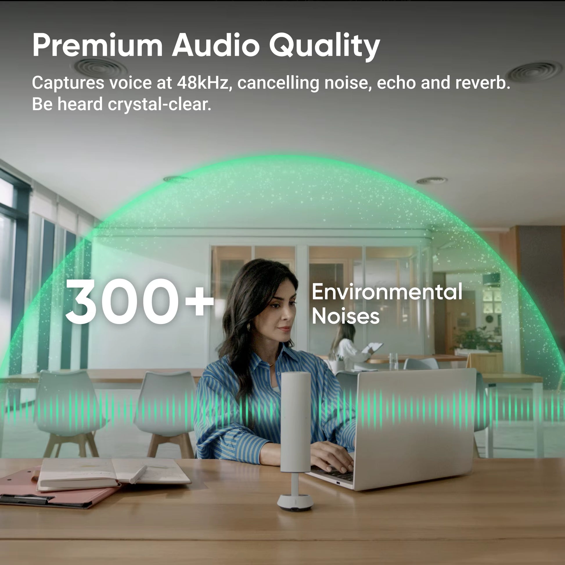 Wave with 1.82-Inch Screen, 12 Hours of Battery Life, AI Noise Reduction & 300+ Common Noise Cancellation Support